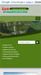 Mobile Screenshot of guiaaparadosdaserra.com.br